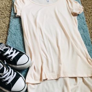 Cream colored Classic T Lularoe